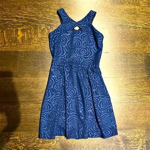 BD junior blue dress